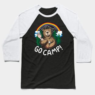 Go camp! Bear Baseball T-Shirt